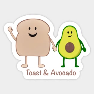 Toast & Avocado Sticker